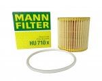 MANN Evotop Ölfilter HU710x & Dichtung für Seat Skoda VW